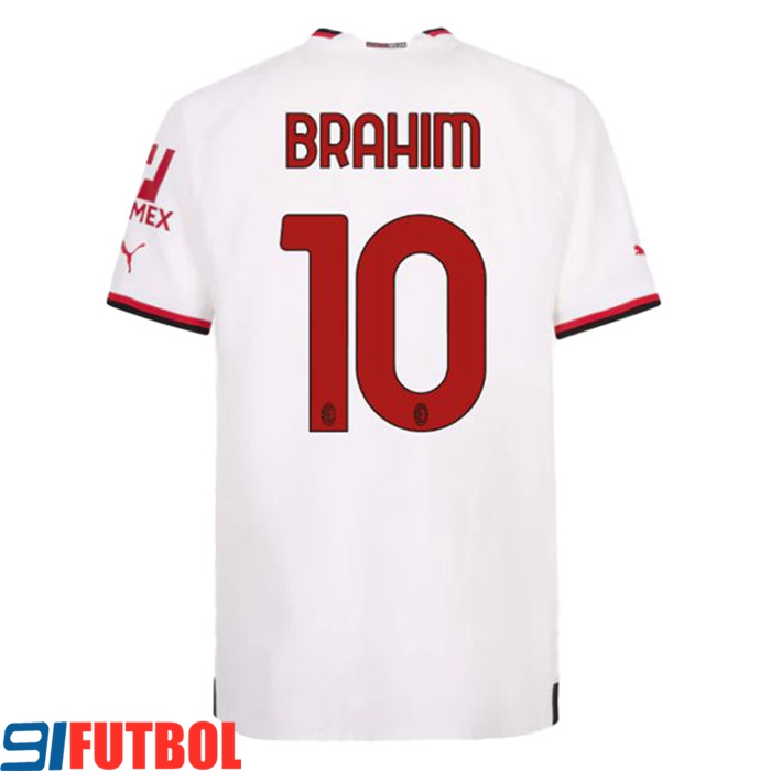 Camisetas De Futbol AC Milan (BRAHIM #10) 2022/23 Segunda
