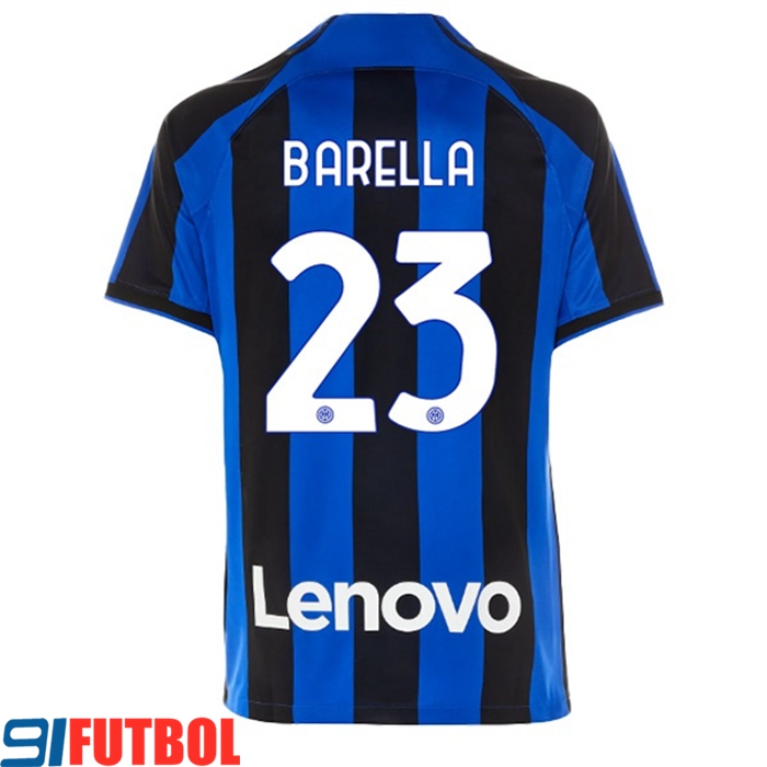 Camisetas De Futbol Inter Milan (BARELLA #23) 2022/23 Primera