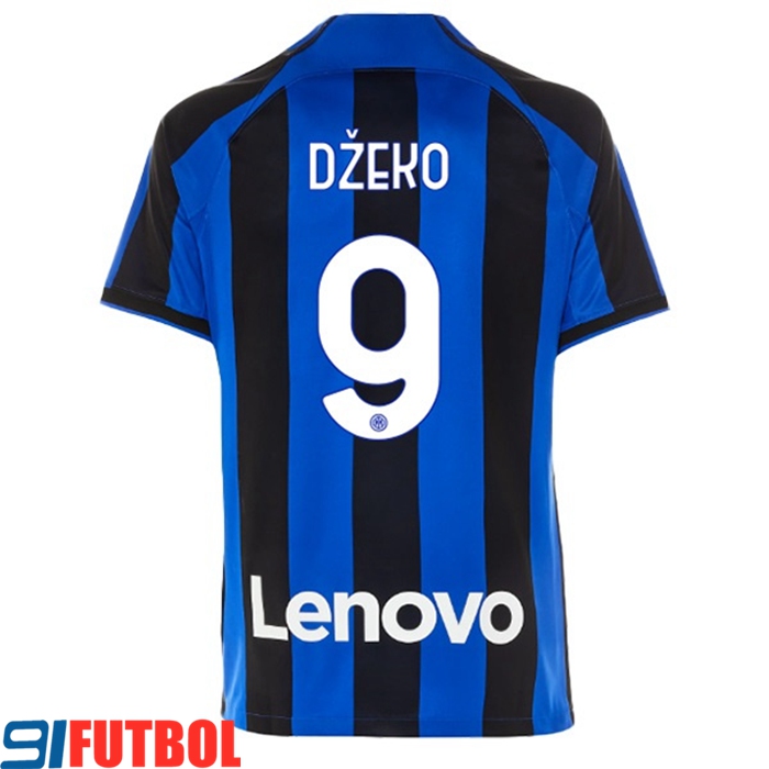 Camisetas De Futbol Inter Milan (DŽEKO #9) 2022/23 Primera