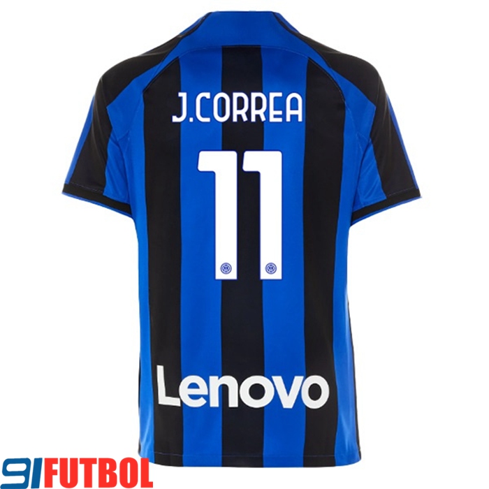 Camisetas De Futbol Inter Milan (J.CORREA #11) 2022/23 Primera