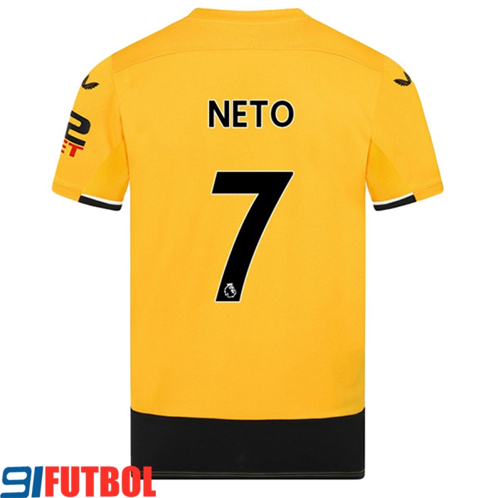 Camisetas De Futbol Wolves (NETO #7) 2022/23 Primera