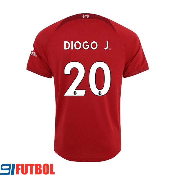 Camisetas De Futbol Liverpool (DIOGO J. #20) 2022/23 Primera