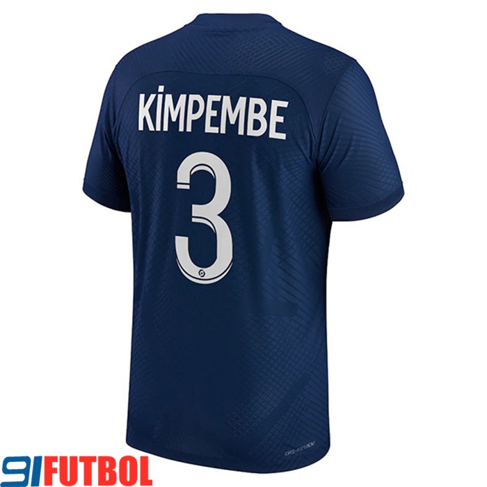 Camisetas De Futbol PSG (KIMPEMBE #3) 2022/23 Primera