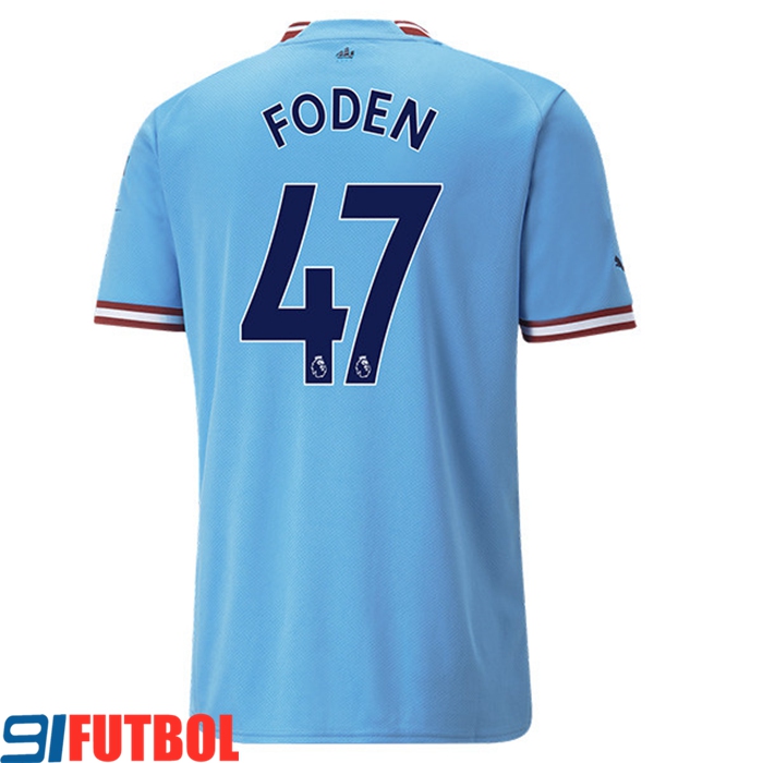 Camisetas De Futbol Manchester City (FODEN #47) 2022/23 Primera