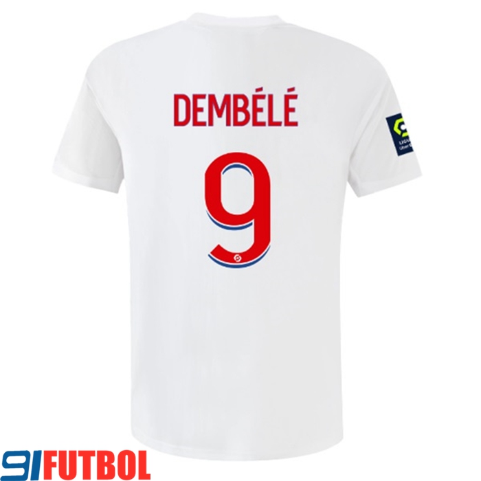 Camisetas De Futbol lyon (DEMBÉLÉ #9) 2022/23 Primera