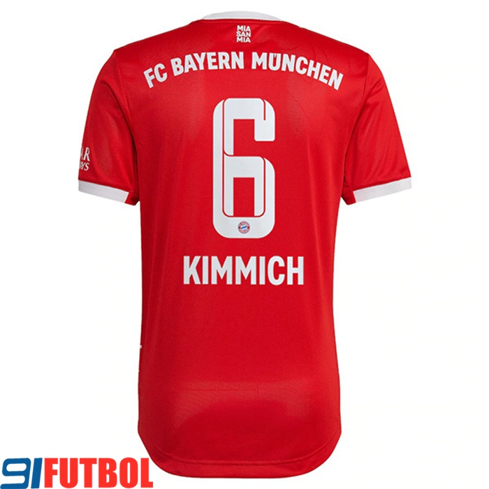 Camisetas De Futbol Bayern Munich (KIMMICH #6) 2022/23 Primera