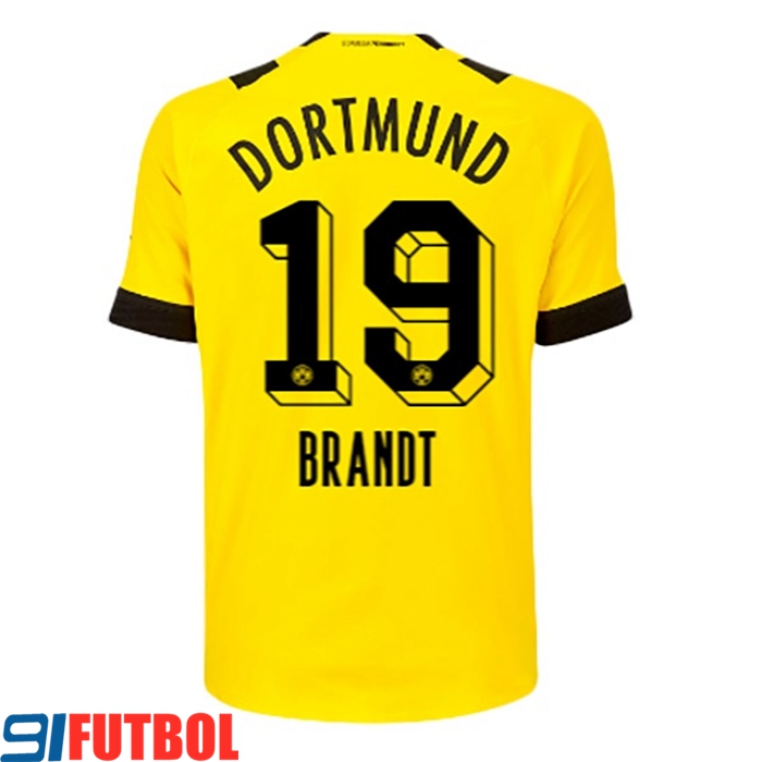 Camisetas De Futbol Dortmund BVB (BRANDT #19) 2022/23 Primera