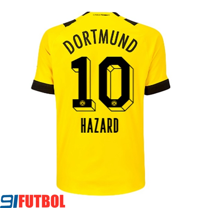 Camisetas De Futbol Dortmund BVB (HAZARD #10) 2022/23 Primera