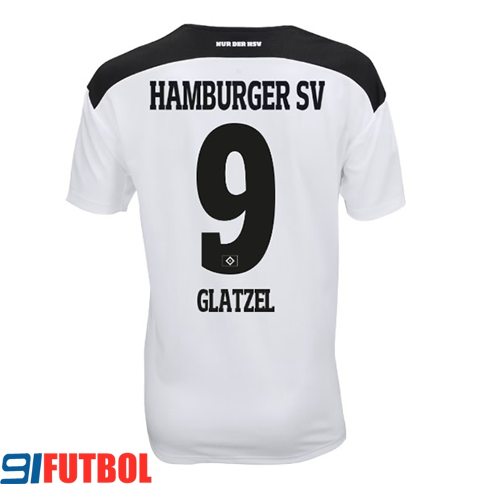 Camisetas De Futbol HSV Hamburg (GLATZEL #9) 2022/23 Primera