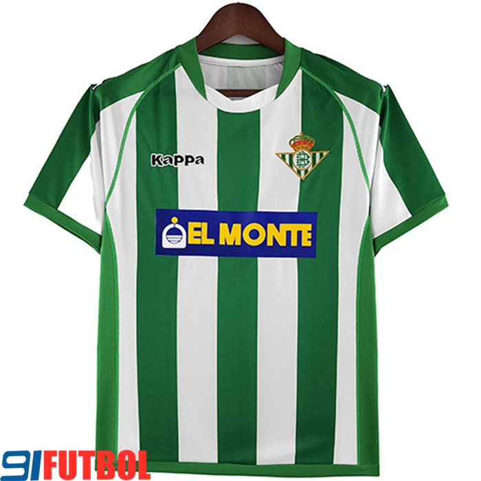 Camisetas De Futbol Real Betis Retro Primera 2001/2002