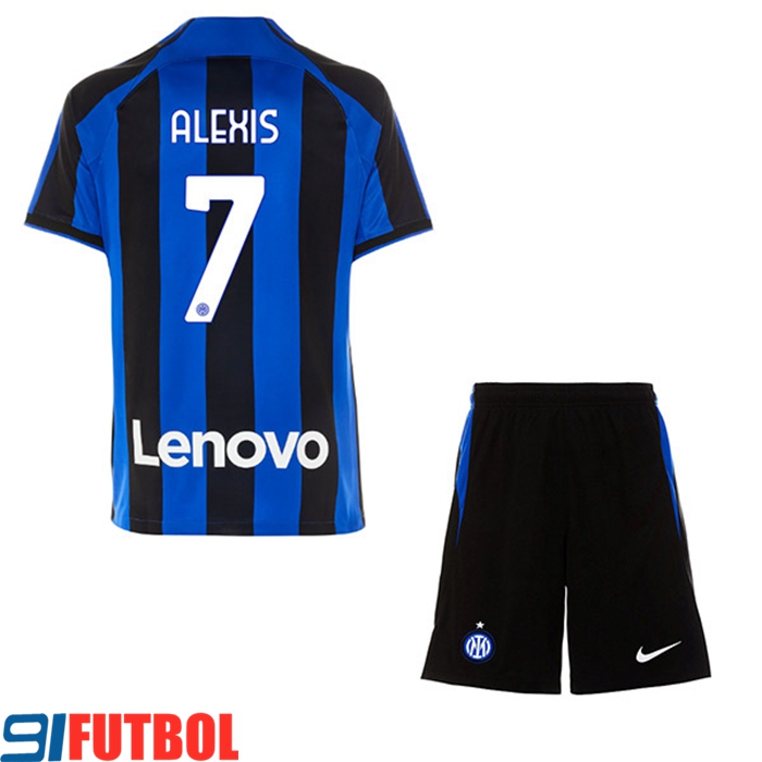 Camisetas De Futbol Inter Milan (ALEXIS #7) Ninos Primera 2022/23