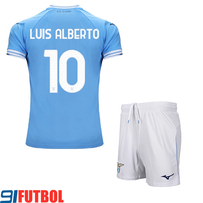 Camisetas De Futbol SS Lazio (LUIS ALBERTO #10) Ninos Primera 2022/23