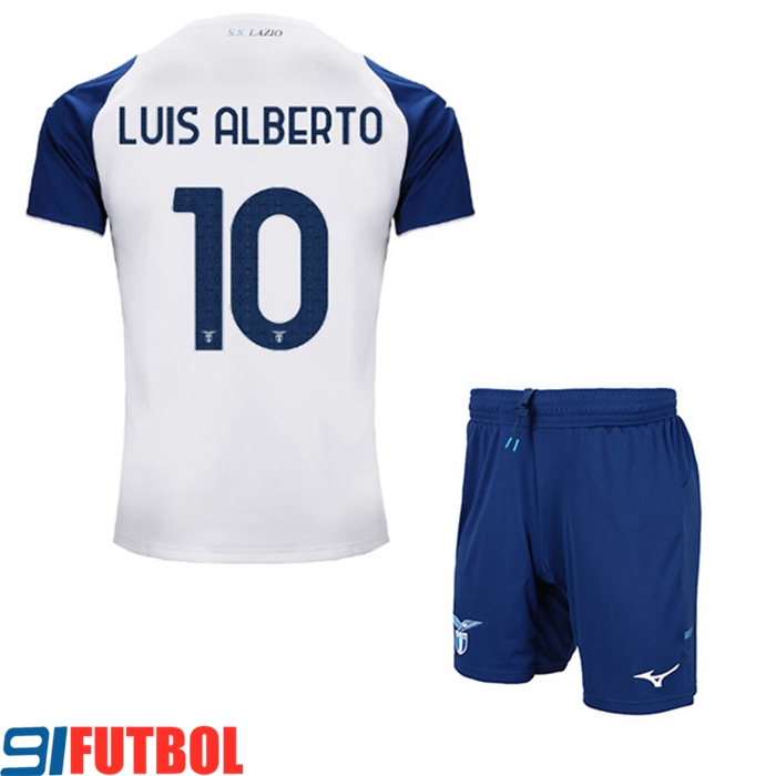 Camisetas De Futbol SS Lazio (LUIS ALBERTO #10) Ninos Tercera 2022/23