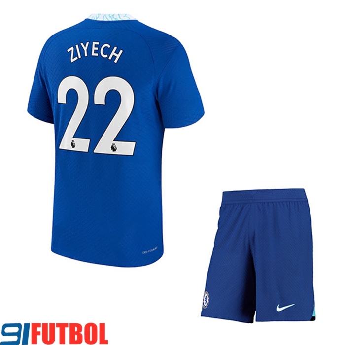 Camisetas De Futbol FC Chelsea (ZIYECH #22) Ninos Primera 2022/23