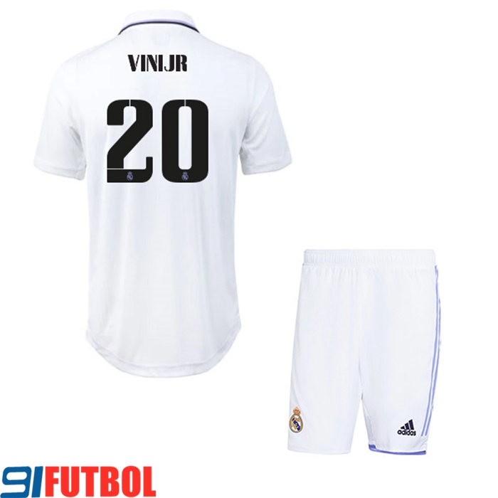 Camisetas De Futbol Real Madrid (VINIJR #20) Ninos Primera 2022/23