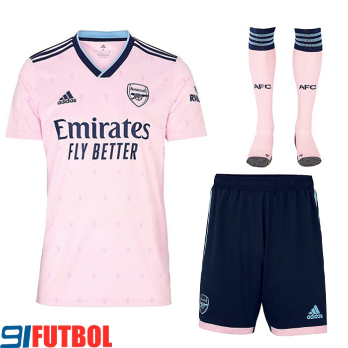 Camisetas De Futbol Arsenal Tercera (Cortos + Calcetines) 2022/2023