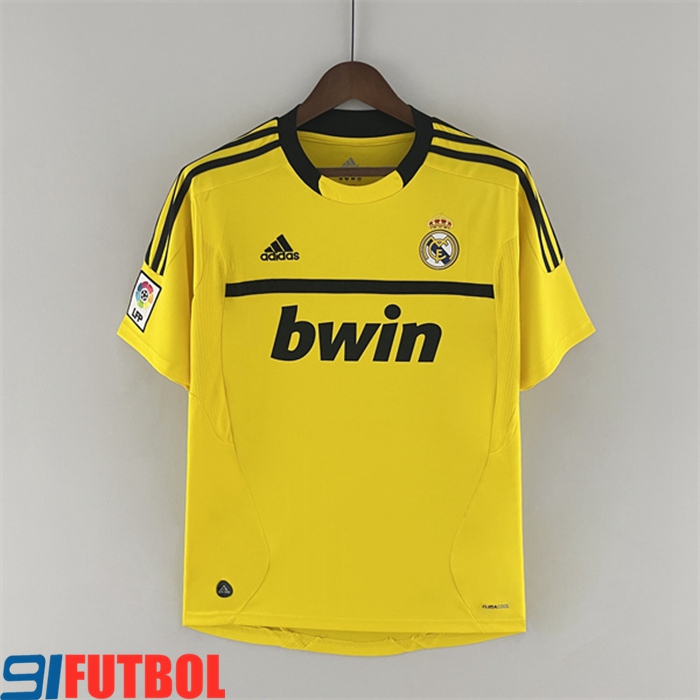 Camisetas De Futbol Real Madrid Retro Portero Amarillo 2011/2012