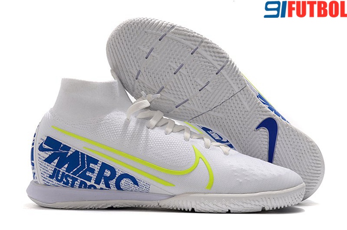 Nike Botas De Fútbol Mercurial Superfly 7 Elite MDS IC Blanco