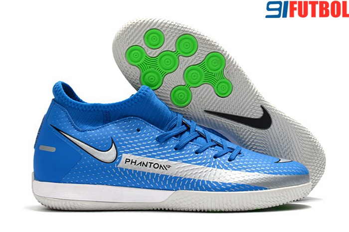 Nike Botas De Fútbol Phantom GT Academy Dynamic Fit IC Azul