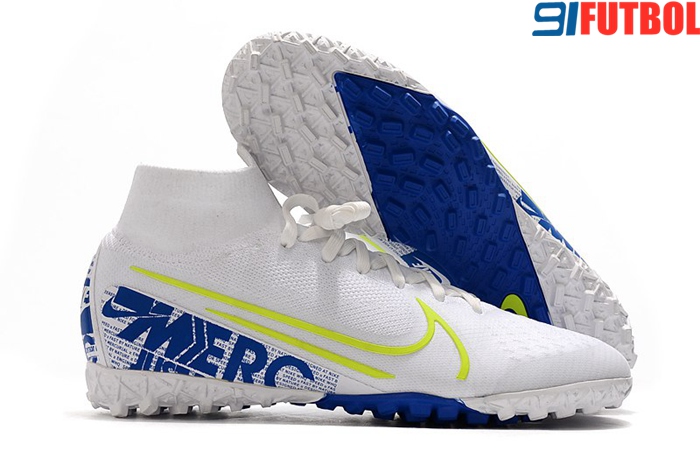 Nike Botas De Fútbol Mercurial Superfly 7 Elite MDS TF Blanco