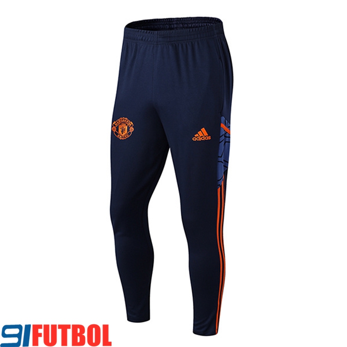 Pantalon Entrenamiento Manchester United Azul Marine 2022/2023