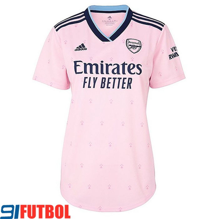 Impuestos taburete coreano Imitacion Camisetas De Futbol Arsenal Mujer Tercera 2022/2023