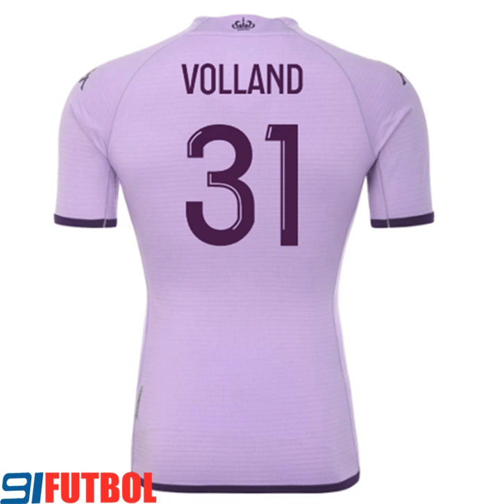 Camisetas De Futbol AS Monaco (VOLLAND #31) 2022/2023 Tercera