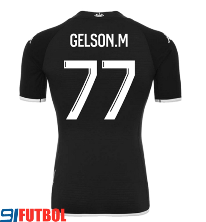 Camisetas De Futbol AS Monaco (GELSON.M #77) 2022/2023 Segunda