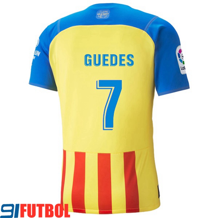 Camisetas De Futbol Valencia (GUEDES #7) 2022/2023 Tercera