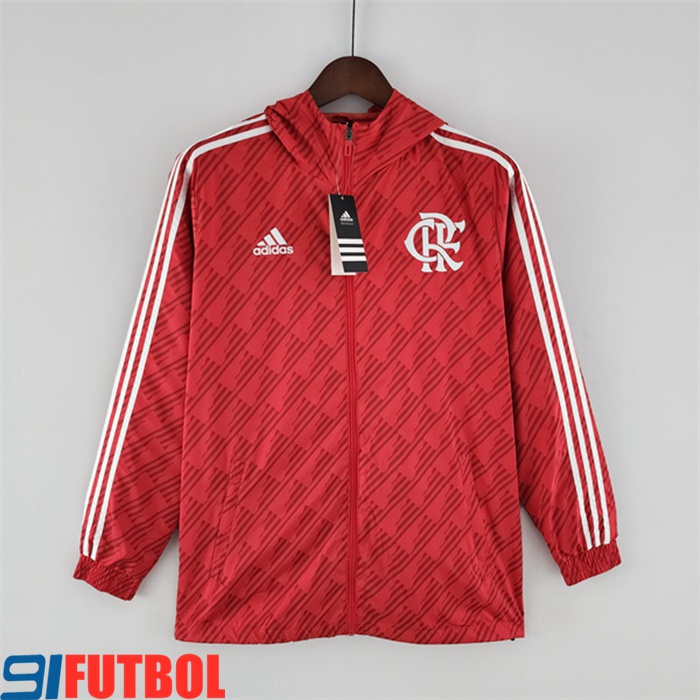 Rompevientos Flamengo Blanco/Rojo 2022/2023