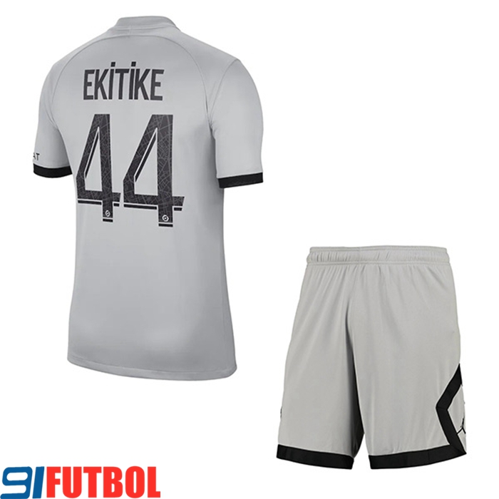 Camisetas De Futbol PSG (EKITIKE #44) Ninos Segunda 2022/2023