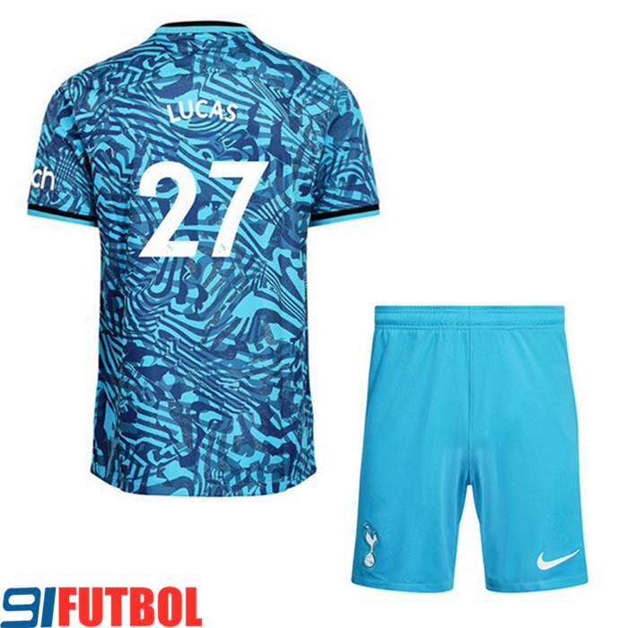 Camisetas De Futbol Tottenham Hotspur (LUCAS #27) Ninos Tercera 2022/2023