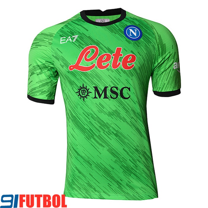 Nueva Camisetas De Futbol SSC Napoli Portero Verde 2022/2023