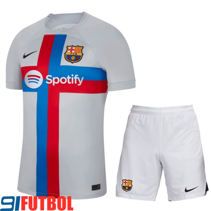 Camisetas De Futbol FC Barcelona Tercera + Cortos 2022/2023