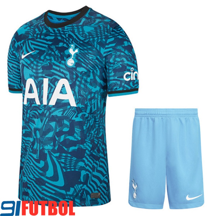Camisetas De Futbol Tottenham Hotspurs Tercera + Cortos 2022/2023