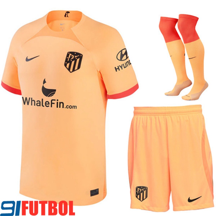 Camisetas De Futbol Atletico Madrid Tercera (Cortos + Calcetines) 2022/2023