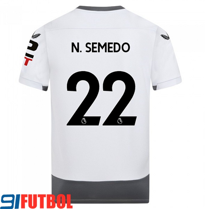Camisetas De Futbol Wolves (N.SEMEDO #22) 2022/2023 Tercera