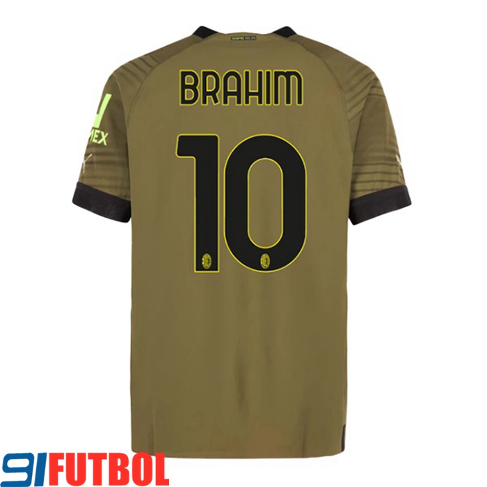 Camisetas De Futbol AC Milan (BRAHIM #10) 2022/2023 Tercera