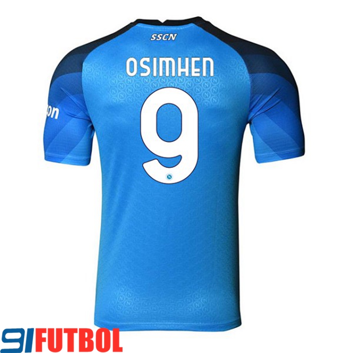 Camisetas De Futbol SSC Napoli (OSIMHEN #9) 2022/2023 Primera