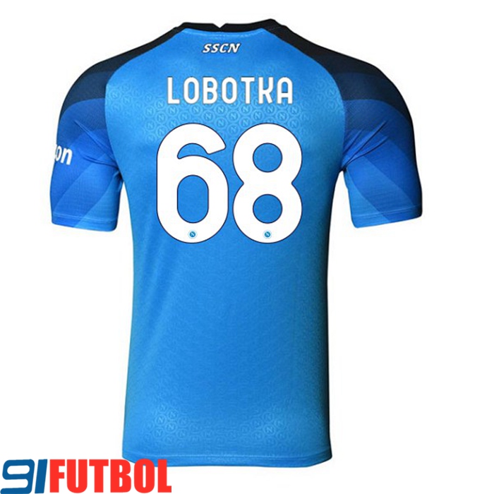 Camisetas De Futbol SSC Napoli (LOBOTKA #68) 2022/2023 Primera