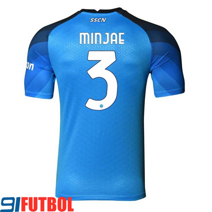 Camisetas De Futbol SSC Napoli (MINJAE #3) 2022/2023 Primera