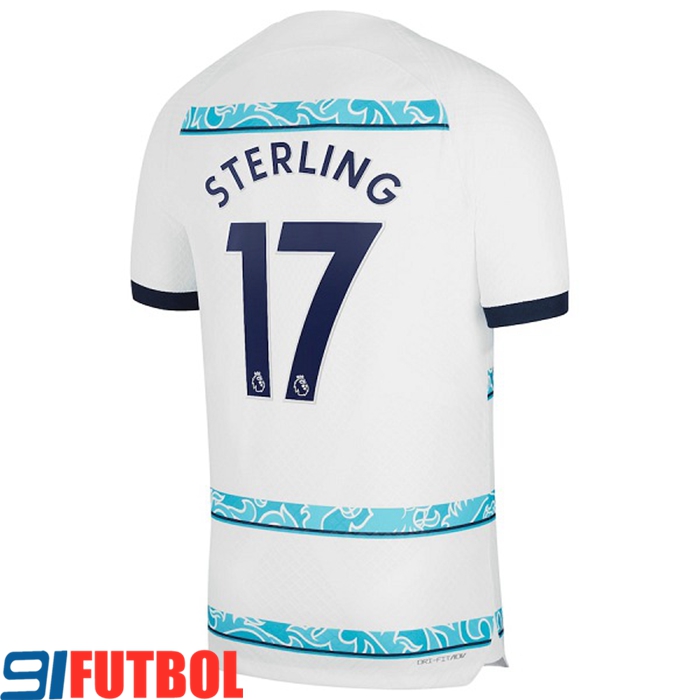 Camisetas De Futbol Chelsea (STERLING #17) 2022/2023 Segunda