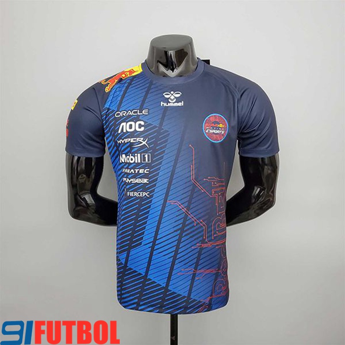 Editar T-Shirt F1 RedBull Racing Team Azul 2022 Esports Version