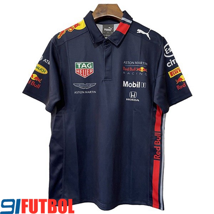 3D Printed Red Bull Racing Nth-Va Polo Shirt Ver 1 (Grey) in 2023