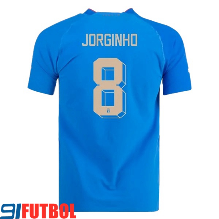 Camiseta Equipo Nacional Italia (JORGINHO #8) 2022/2023 Primera