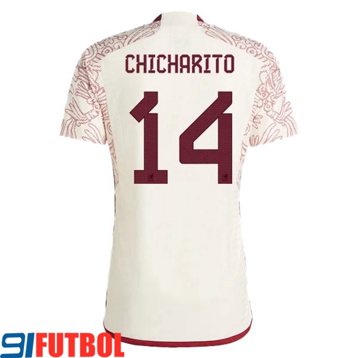 Camiseta Equipo Nacional México (CHICHARITO #14) 2022/2023 Segunda