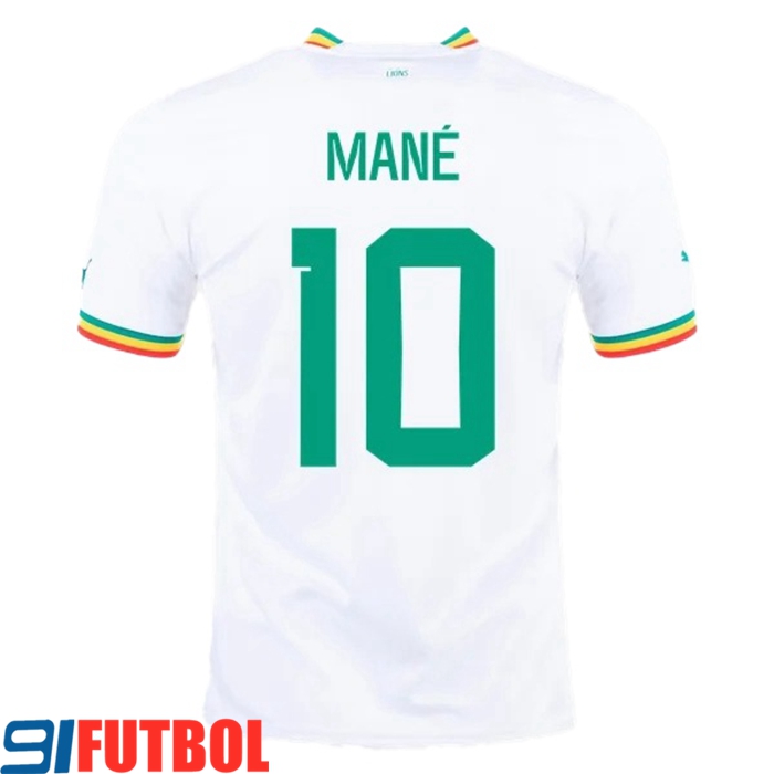 Camiseta Equipo Nacional Sénégal (MANE #10) 2022/2023 Primera