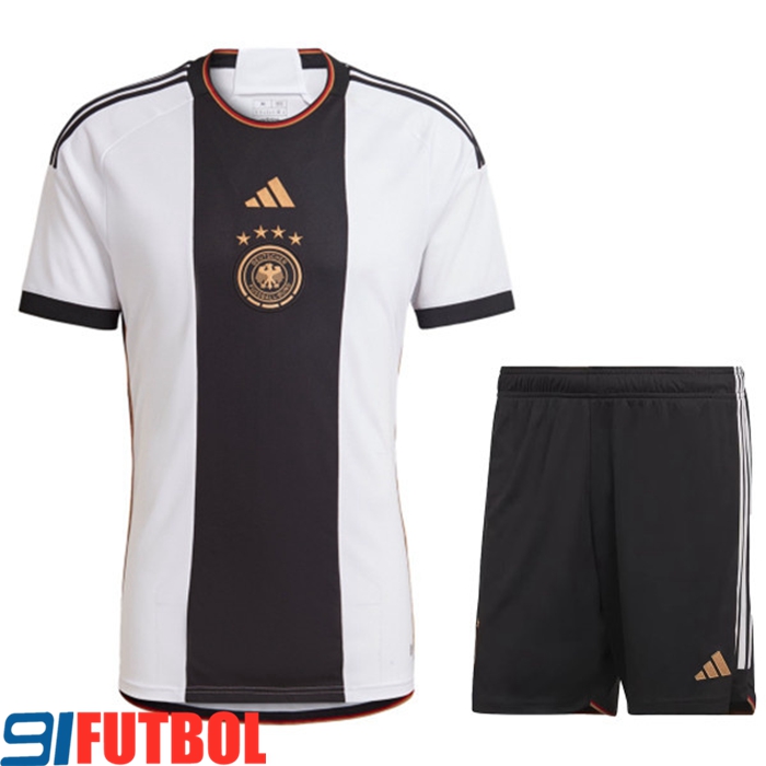 Camisetas De Futbol Alemania Primera + Cortos Copa Del Mundo 2022
