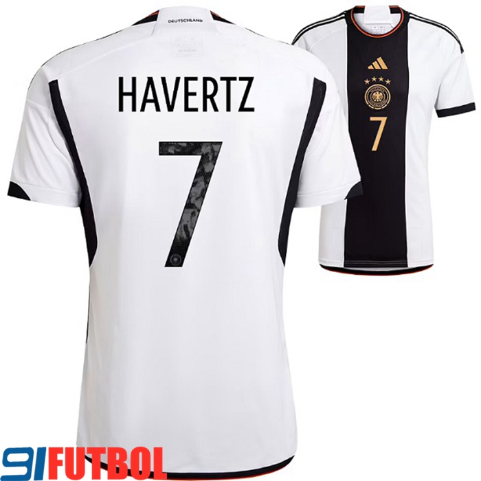 Camisetas De Futbol Alemania (HAVerdeZ #7）Copa Del Mundo 2022 Primera
