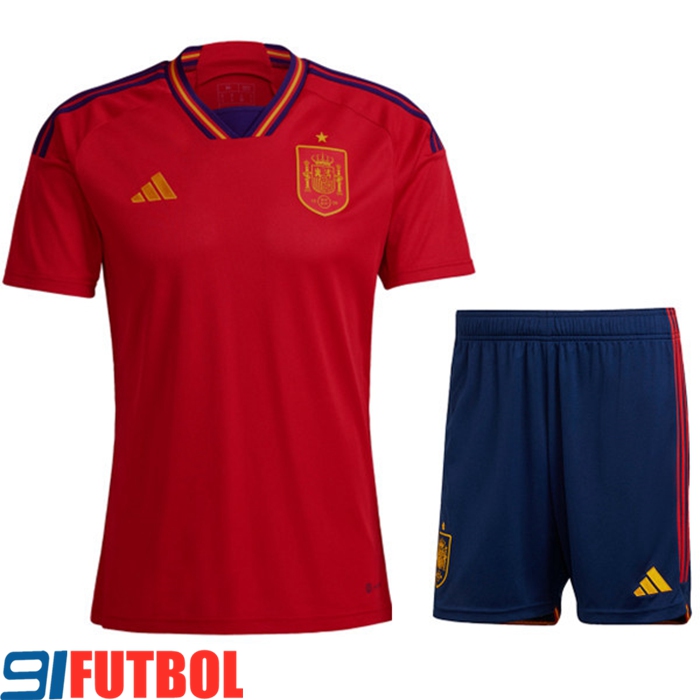 Camisetas De Futbol Foot España Primera + Cortos 2022/2023